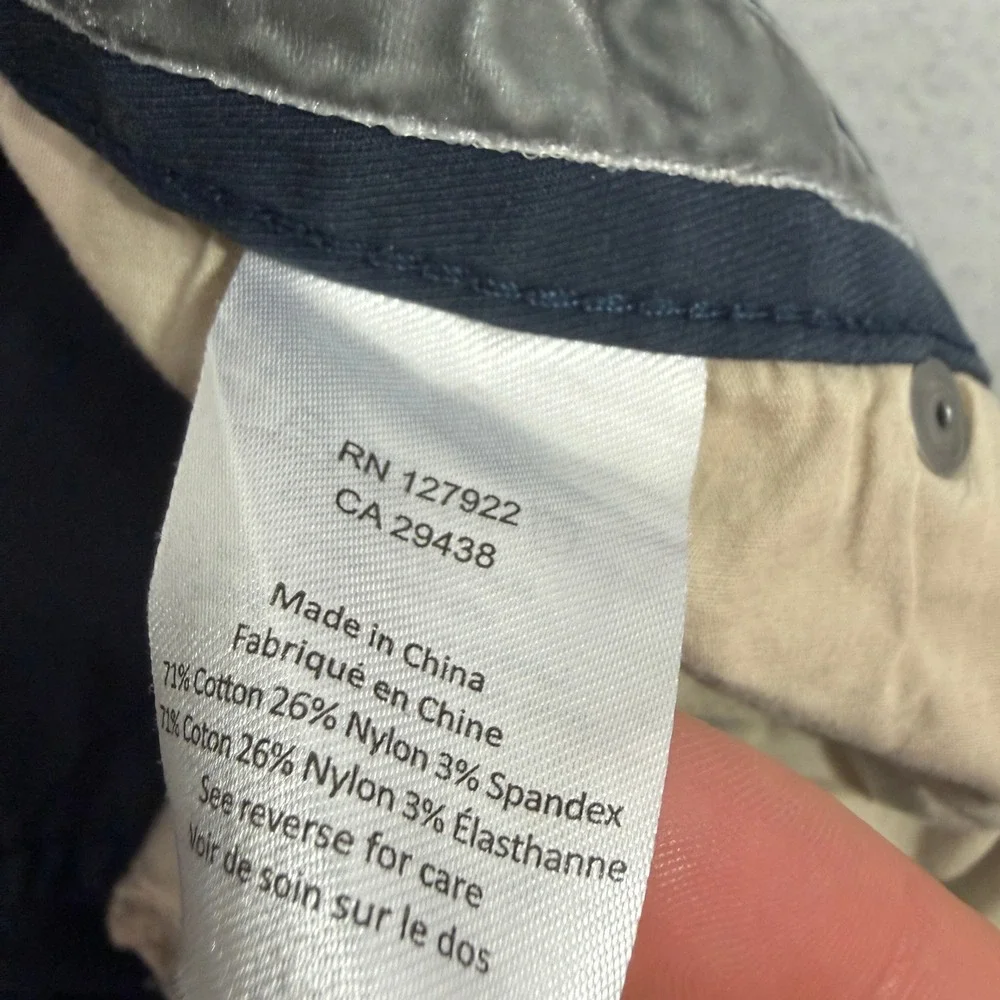 Mountain Khakis Pants Mens 40x32 Navy Commuter Pant Slim Fit Stretch Outdoors